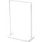 Plymor Clear Acrylic Sign Display / Literature Holder (Top-Load), 5" W x 7" H